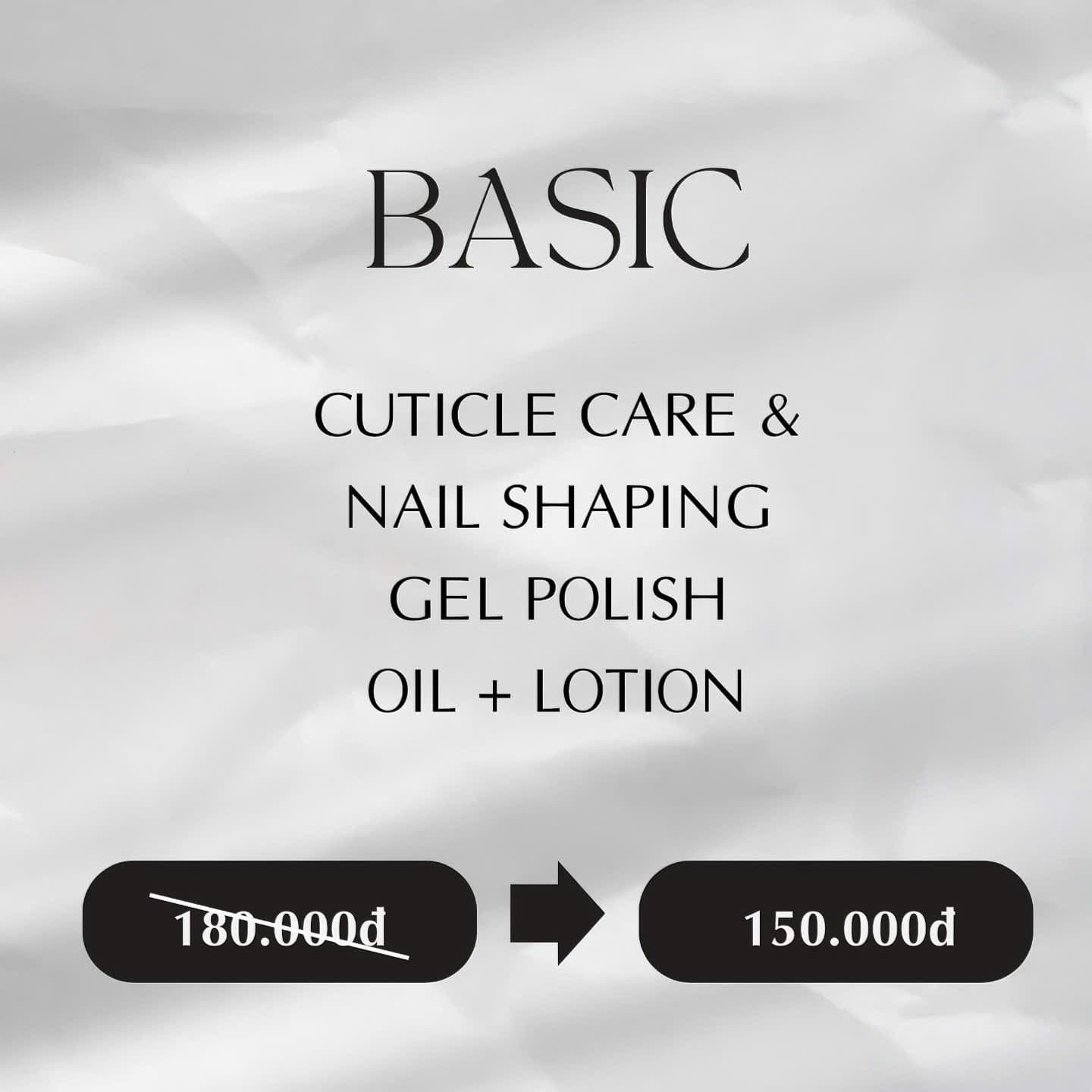 Basic nail set at Umee Nails Studio Saigon